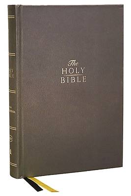 Picture of Kjv, Center-Column Reference Bible with Apocrypha, Hardcover, 72,000 Cross-References, Red Letter, Comfort Print