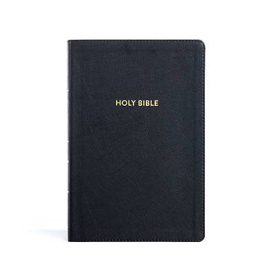 Picture of KJV Rainbow Study Bible, Black Leathertouch