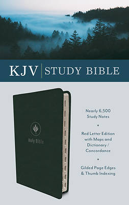Picture of The KJV Study Bible, Indexed (Evergreen Fog)