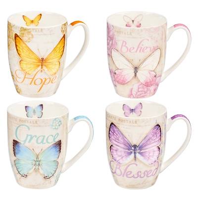 Picture of Ceramic Mug Set Butterflies