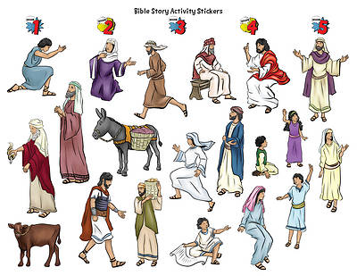 Picture of VBS Hero Central Bible Story Activity Stickers (Pkg of 6)