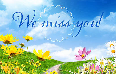 Picture of We Miss You - Absentee Postcard