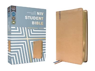 Picture of Niv, Student Bible, Personal Size, Leathersoft, Tan, Comfort Print