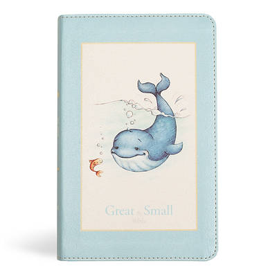Picture of KJV Great and Small Bible, Baby Blue Leathertouch