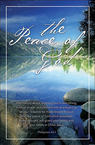 Picture of The Peace of God General Worship Bulletin - Pack of 100