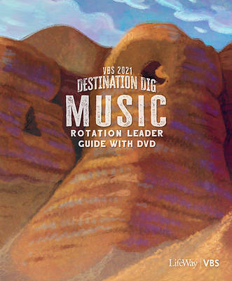 Picture of Vacation Bible School VBS 2021 Destination Dig Unearthing the Truth About Jesus Music Rotation Leader Guide With DVD