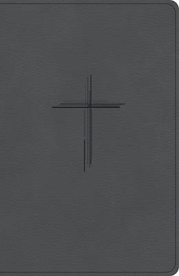 Picture of CSB Personal Size Giant Print Bible, Digital Study Edition, Charcoal Suedesoft Leathertouch