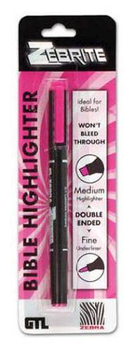 Picture of Zebrite Double Ended Highlighter - Pink