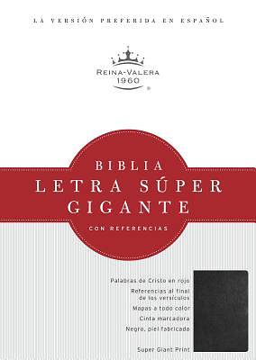 Picture of Rvr 1960 Biblia Letra Super Gigante, Negro Piel Fabricada