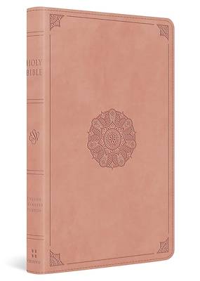 Picture of ESV Thinline Bible, Red Letter (Trutone, Blush Rose, Emblem Design)