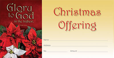 Picture of Glory To God Christmas Offering Envelope