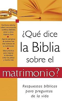 Picture of ¿Qué dice la Biblia sobre el matrimonio? [ePub Ebook]