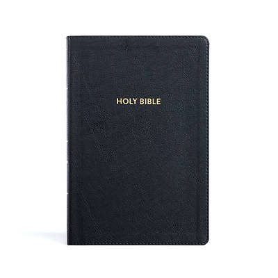Picture of KJV Rainbow Study Bible, Black Leathertouch, Indexed