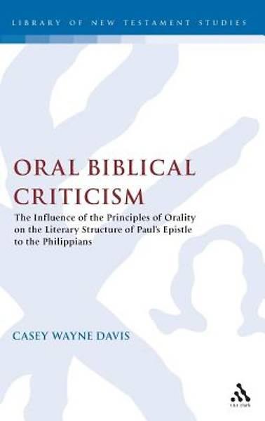 Picture of Oral Biblical Criticism