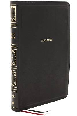 Picture of Nkjv, Thinline Bible, Giant Print, Leathersoft, Black, Thumb Indexed, Red Letter Edition, Comfort Print