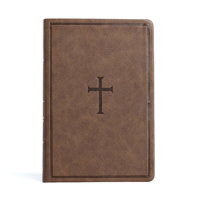 Picture of CSB Giant Print Reference Bible, Brown Leathertouch