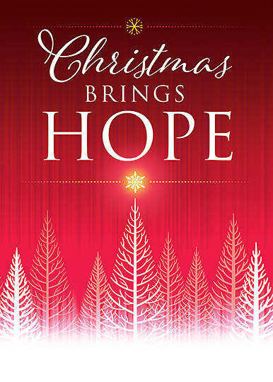 Picture of Christmas Brings Hope Cards - Box of 12 John 10:10 NKJV