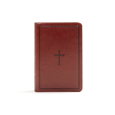 Picture of KJV Large Print Compact Reference Bible, Brown Leathertouch