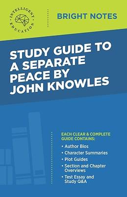 Picture of Study Guide to A Separate Peace by John Knowles