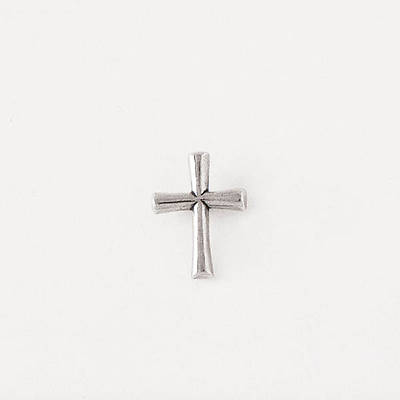 Picture of Pewter Lapel Pin - Round Flared Cross