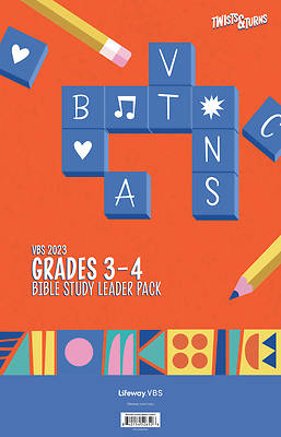 Picture of Vacation Bible School VBS 2023 Twists & Turns Grades 3-4 Bible Study Leader Pack