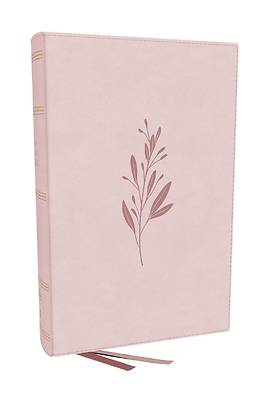 Picture of Nkjv, End-Of-Verse Reference Bible, Personal Size Large Print, Pink Leathersoft, Thumb Indexed, Red Letter, Comfort Print