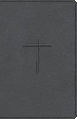 Picture of CSB Personal Size Giant Print Bible, Digital Study Edition, Charcoal Suedesoft Leathertouch, Indexed