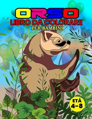 Picture of Orso Libro da Colorare per Bambini Età 4-8