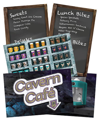 Picture of Vacation Bible School (VBS) 2016 Cave Quest Cavern Café Station Poster Pack (Set of, 22" x 34")
