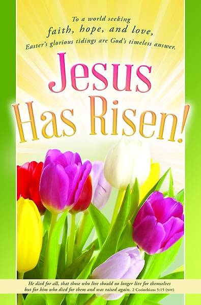 Picture of Jesus Has Risen!-Easter Bulletin