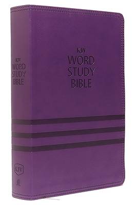 Picture of KJV, Word Study Bible, Imitation Leather, Purple, Indexed, Red Letter Edition