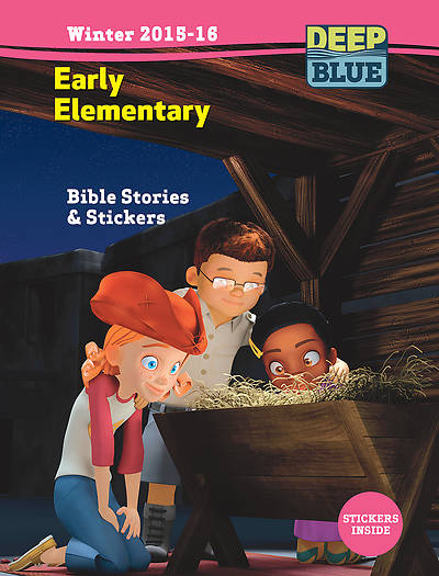 Picture of Deep Blue Early Elementary Bible Stories & Stickers Winter 2015-16