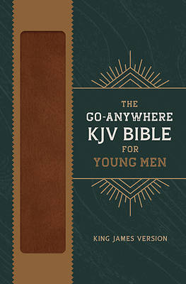 Picture of The Go-Anywhere KJV Bible for Young Men [Woodgrain Chestnut]