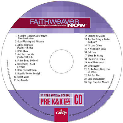 Picture of FaithWeaver Now PreK-K CD Winter 2024-25