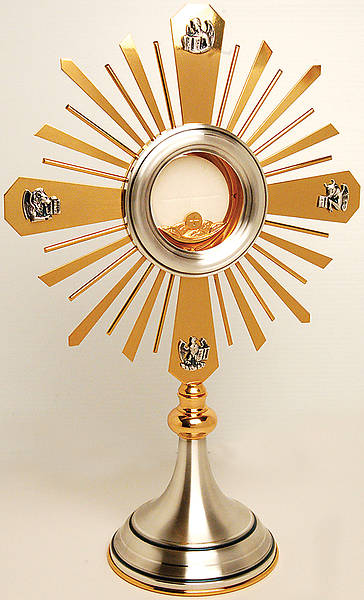 Picture of Koleys K984 Monstrance with Gold And Oxidized Silver