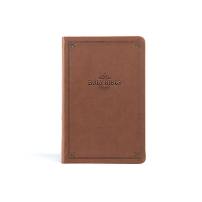 Picture of KJV Thinline Bible, Brown Leathertouch, Value Edition