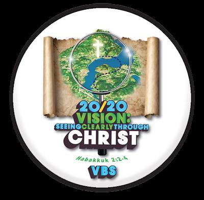 Picture of Vacation Bible School (VBS) 2020 20/20 Vision: Logo Button