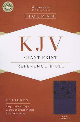 Picture of Giant Print Reference Bible-KJV