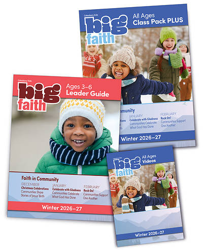 Picture of Cokesbury Kids Big Faith Winter 2026-27 Leader Kit Ages 3-6 - Digital Kit Download