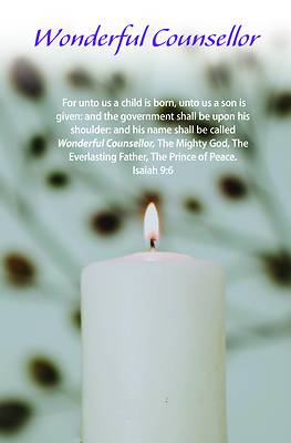 Picture of Wonderful Counsellor Bulletin (Pkg 100) Advent