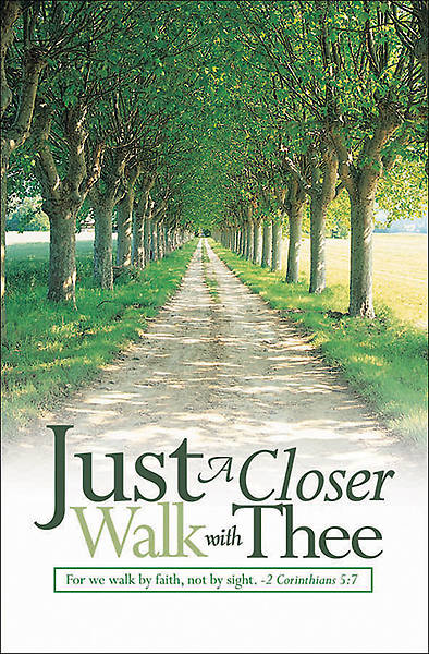Picture of Just a Closer Walk Bulletin - Pack of 100