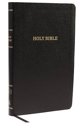 Picture of KJV, Thinline Reference Bible, Leather-Look, Black, Red Letter Edition