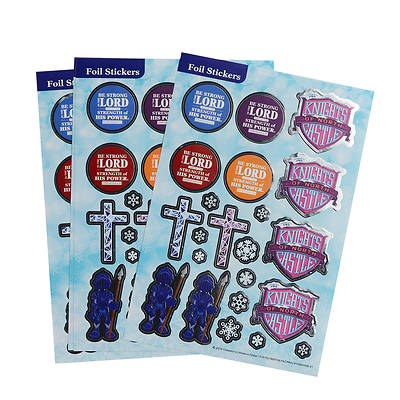 Picture of Vacation Bible School (VBS) 2020 Knights of North Castle Foil Stickers (Pkg of 88)