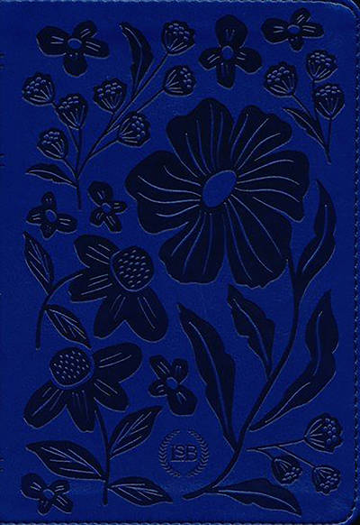 Picture of LSB Compact Edition Bible Blue Floral Faux Leather