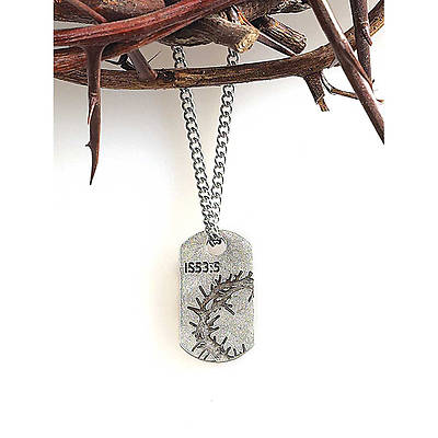 Picture of Crown of Thorns Pewter Dogtag
