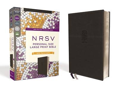 Picture of Nrsv, Personal Size Large Print Bible with Apocrypha, Leathersoft, Black, Comfort Print