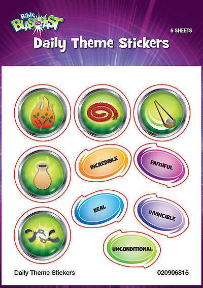 Picture of Standard VBS 2015 Blast to the Past Daily Theme Stickers (6)