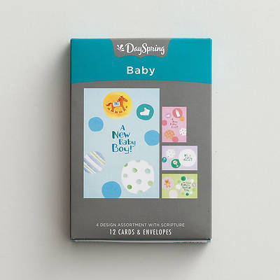 Picture of Baby Celebrations - Blessings Boxed Cards Assorted (Box 12)