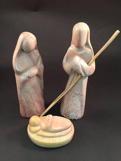 Picture of Natural Nativity Set 3Pc