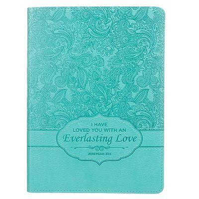 Picture of Journal Turquoise Luxleather Everlasting Love